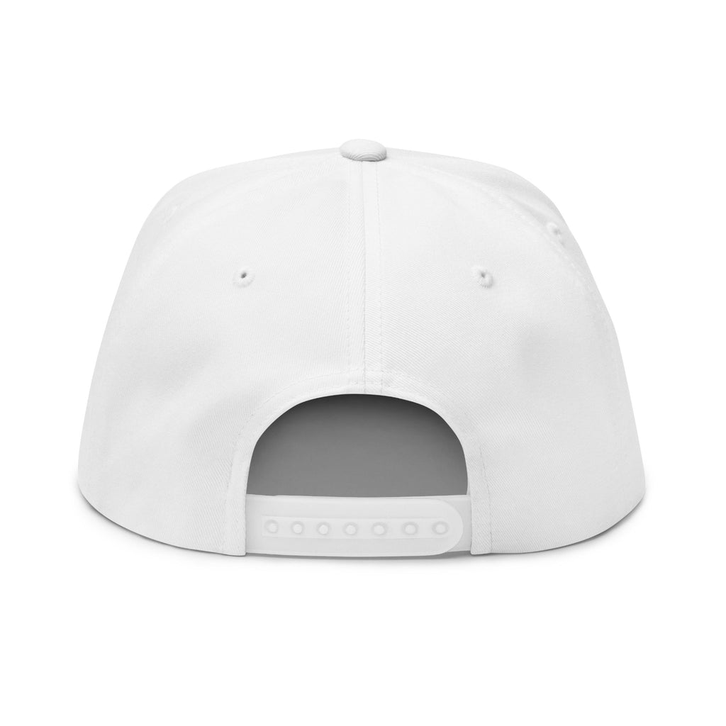 Believe Breathe Begin Flat Bill Cap — Embroidered Motivational Snapback