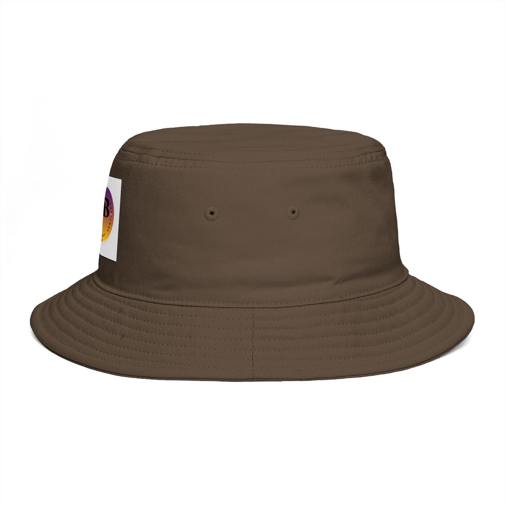 Bucket Hat — Retro Sunset Logo Bucket Hat