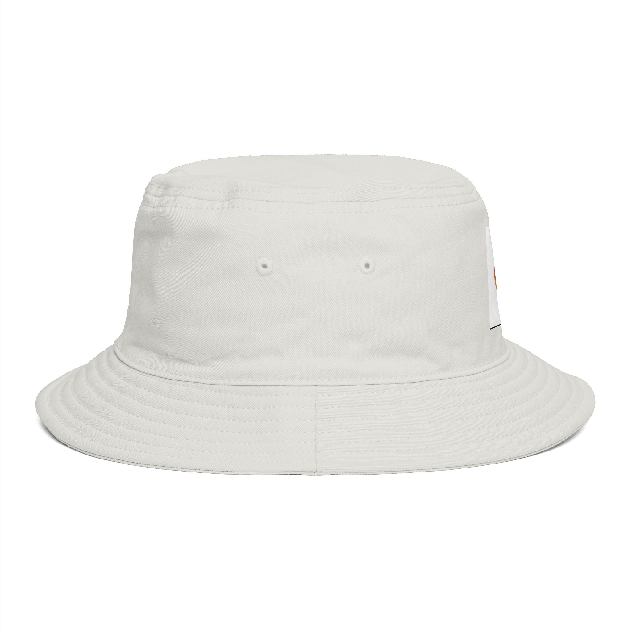Bucket Hat — Retro Sunset Logo Bucket Hat