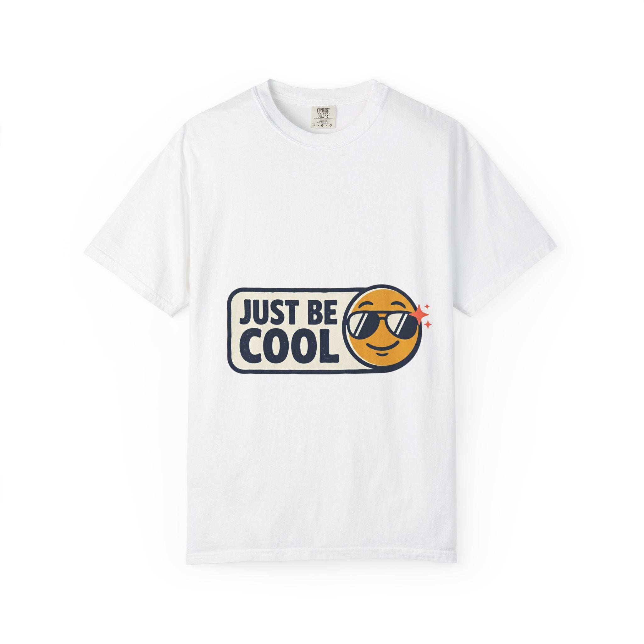 Just Be Cool T-Shirt — Sunglasses Smiley Retro Graphic Tee