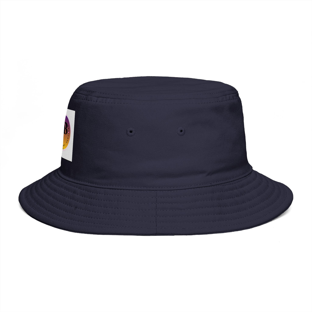 Bucket Hat — Retro Sunset Logo Bucket Hat