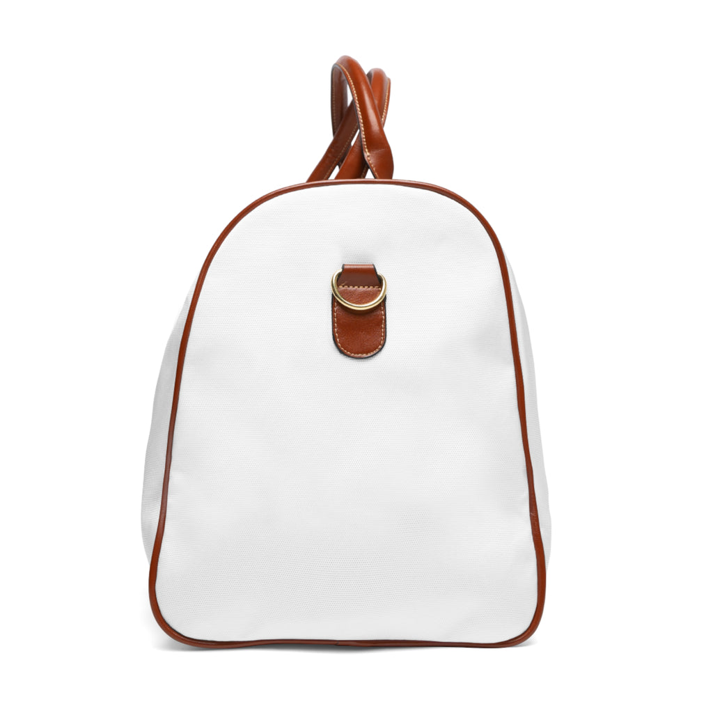 Love Is Gold Waterproof Travel Bag – Gold Script Weekender Duffle