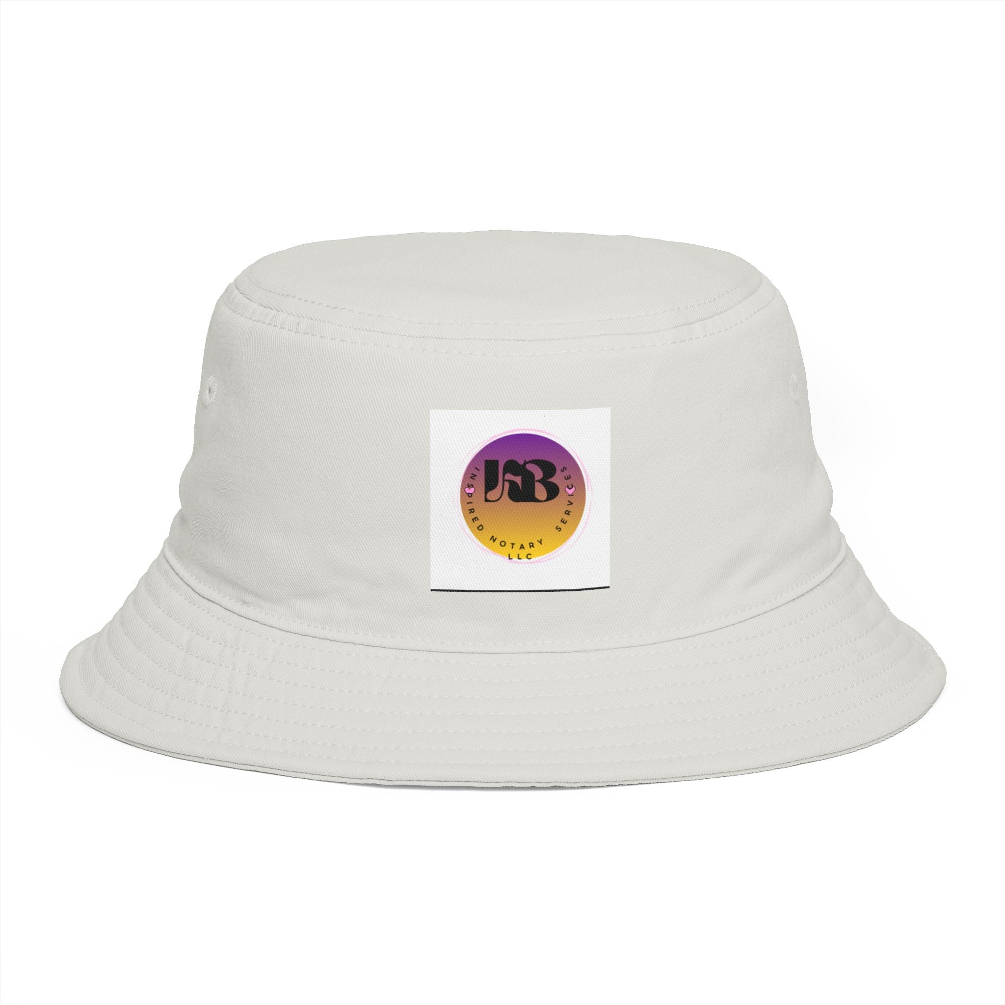 Bucket Hat — Retro Sunset Logo Bucket Hat