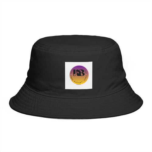 Bucket Hat — Retro Sunset Logo Bucket Hat