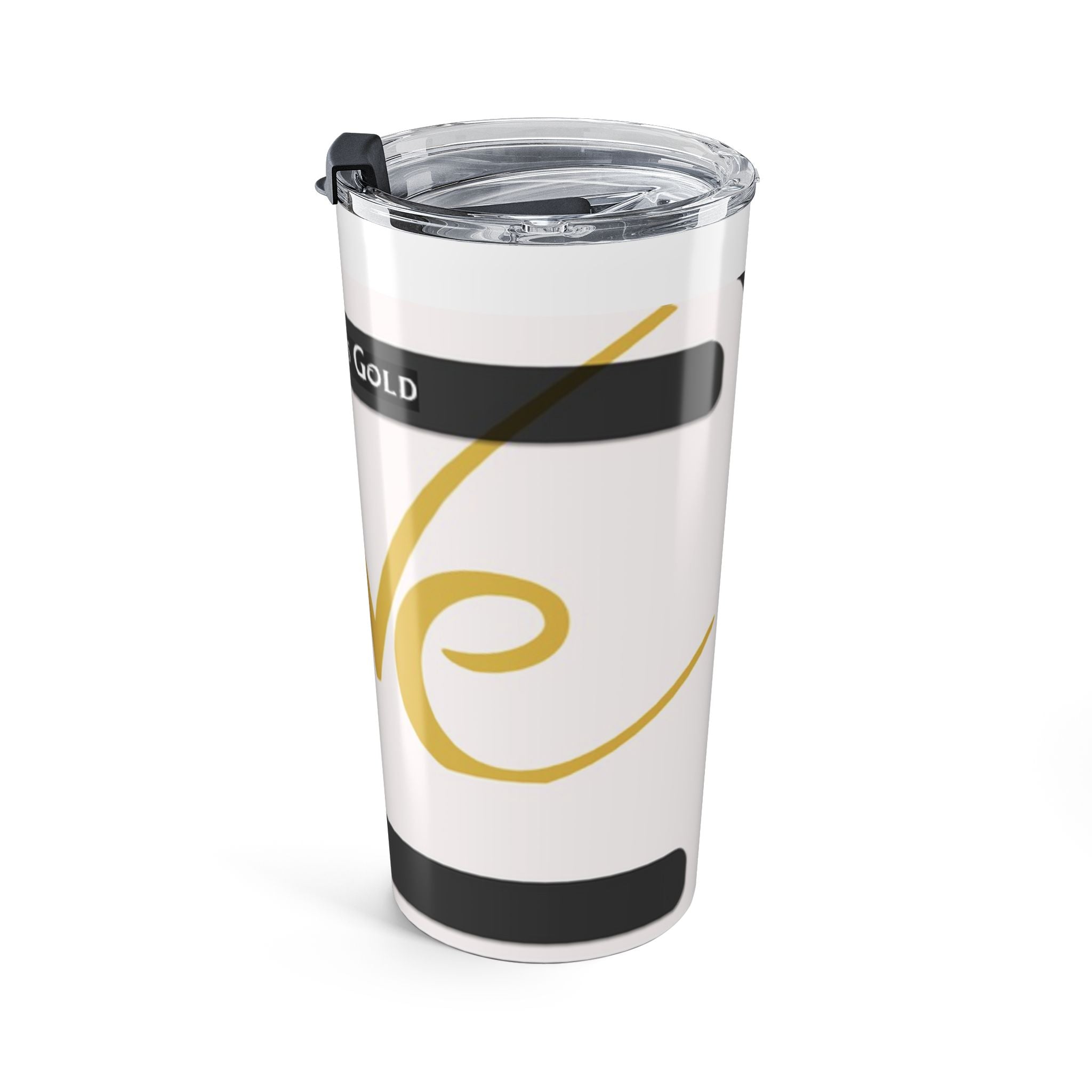 20oz Tumbler — "Love Is Gold" Inspirational Travel Mug