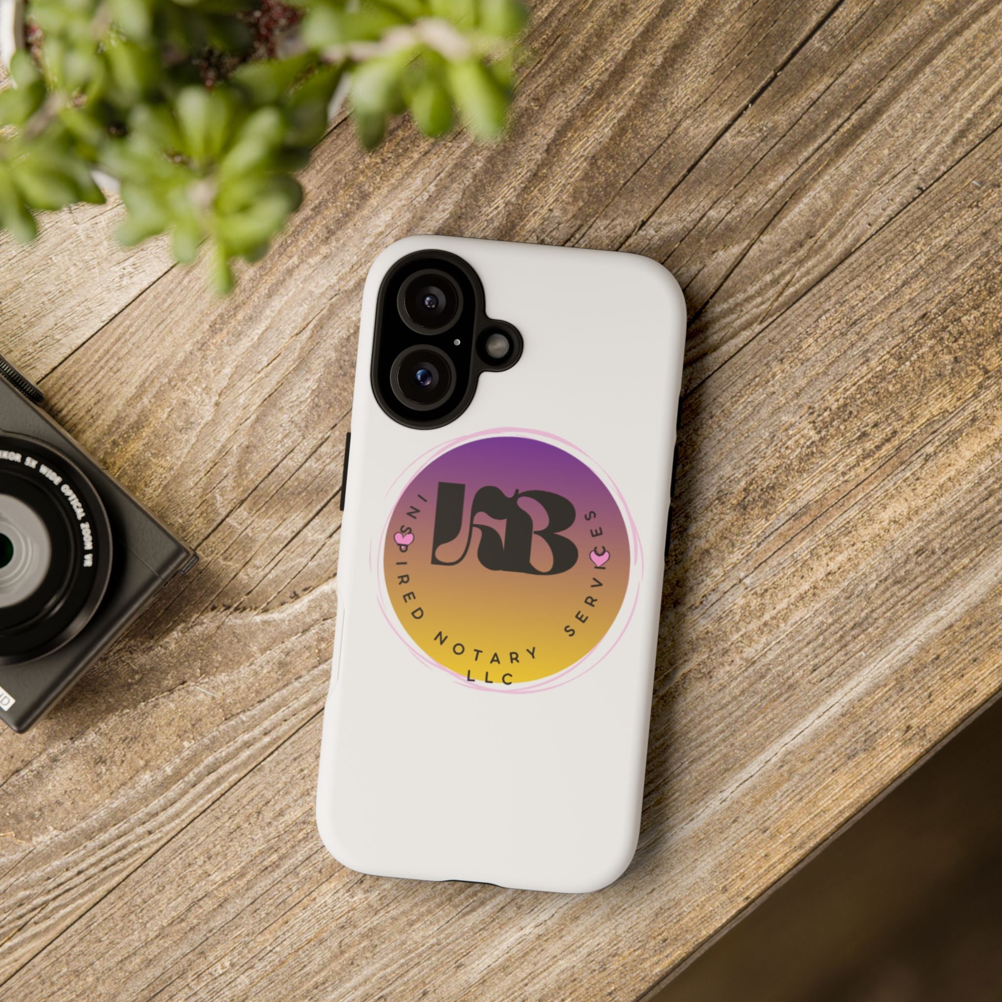 KB Inked Notary Services Logo Phone Case | Tough Case