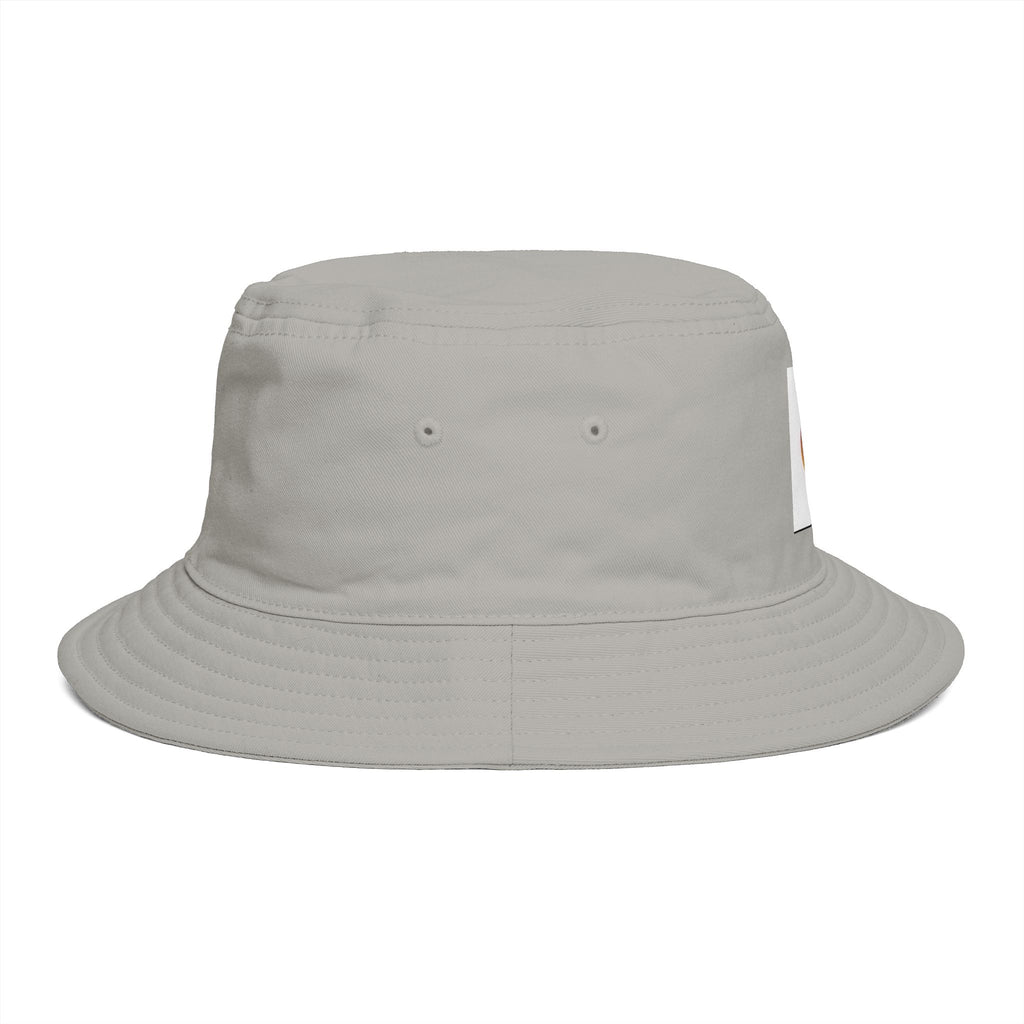 Bucket Hat — Retro Sunset Logo Bucket Hat