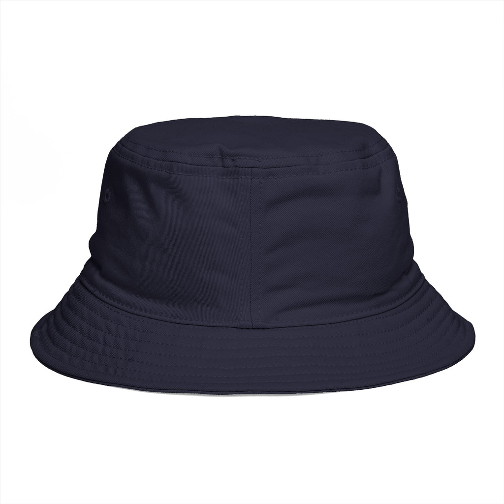 Bucket Hat — Retro Sunset Logo Bucket Hat