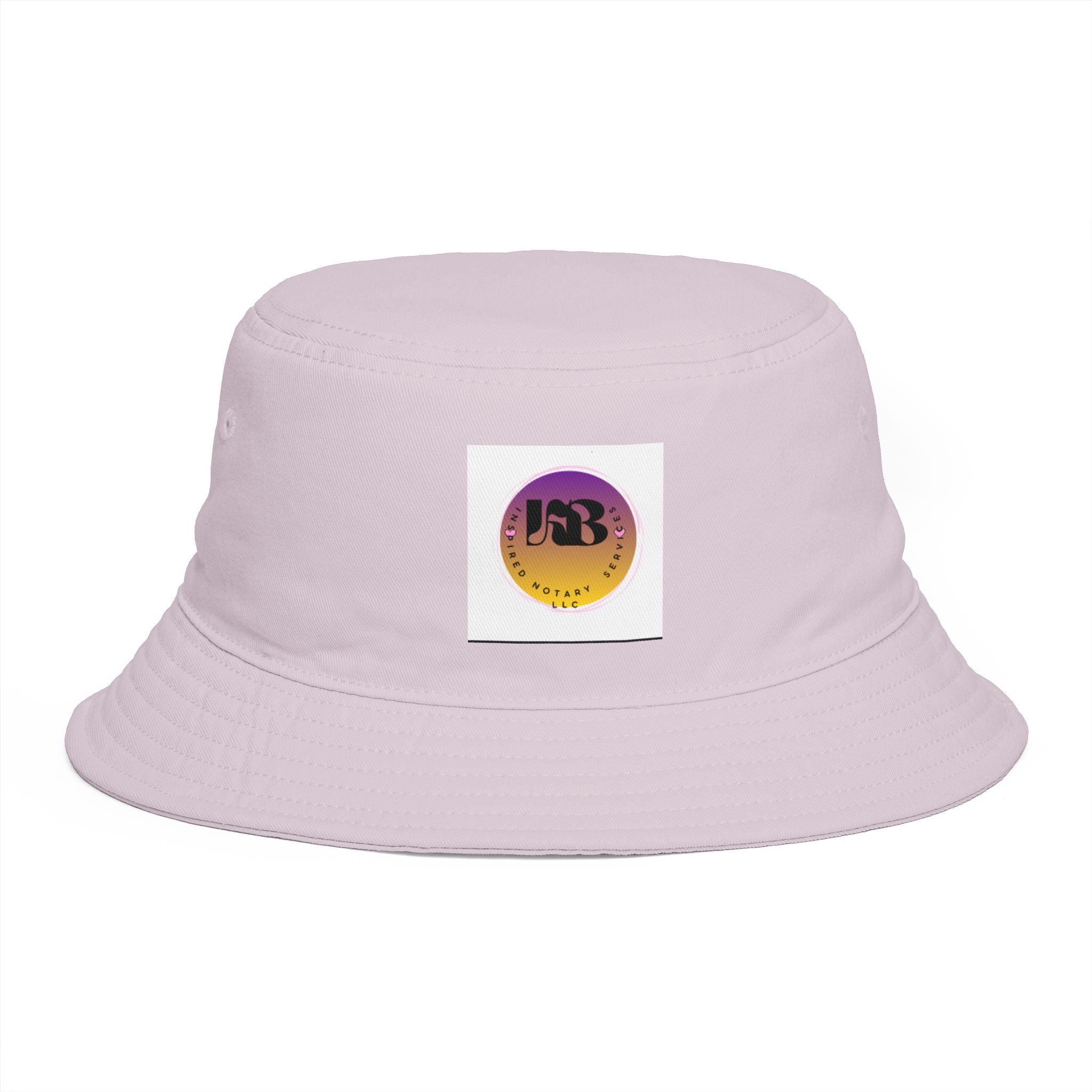 Bucket Hat — Retro Sunset Logo Bucket Hat