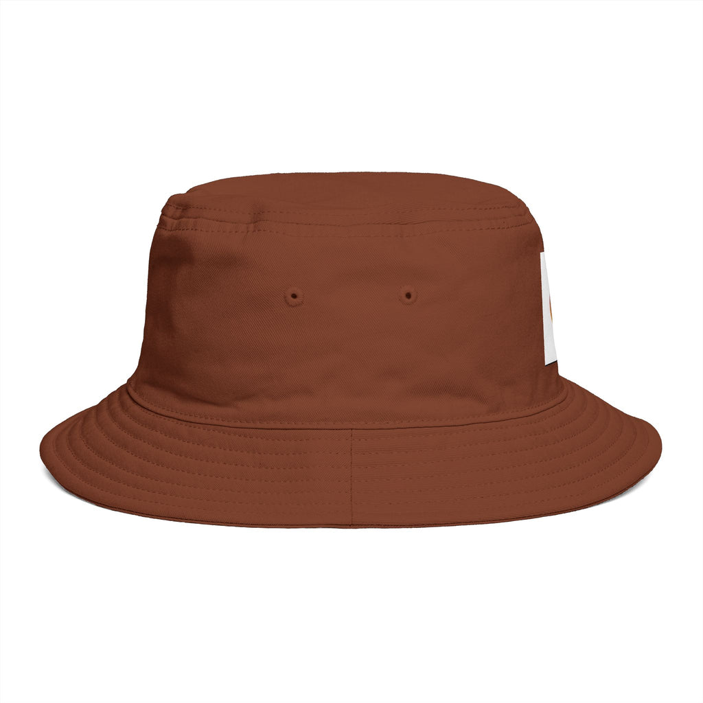Bucket Hat — Retro Sunset Logo Bucket Hat