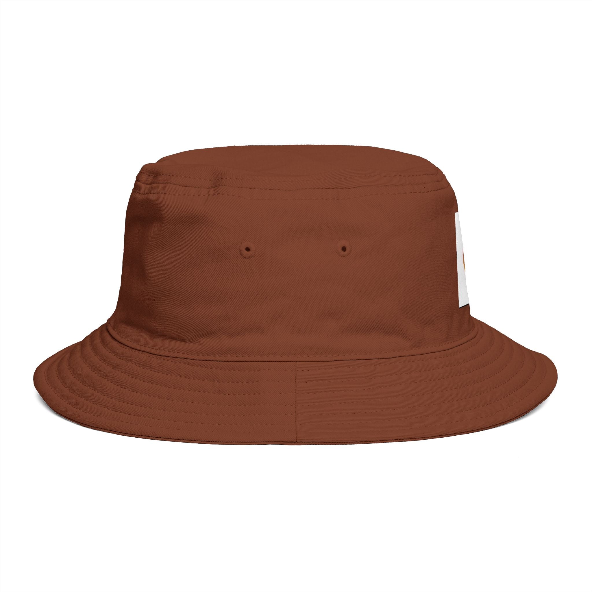 Bucket Hat — Retro Sunset Logo Bucket Hat